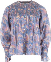 Antik Batik Dames Pietra Blouse Blauw maat L