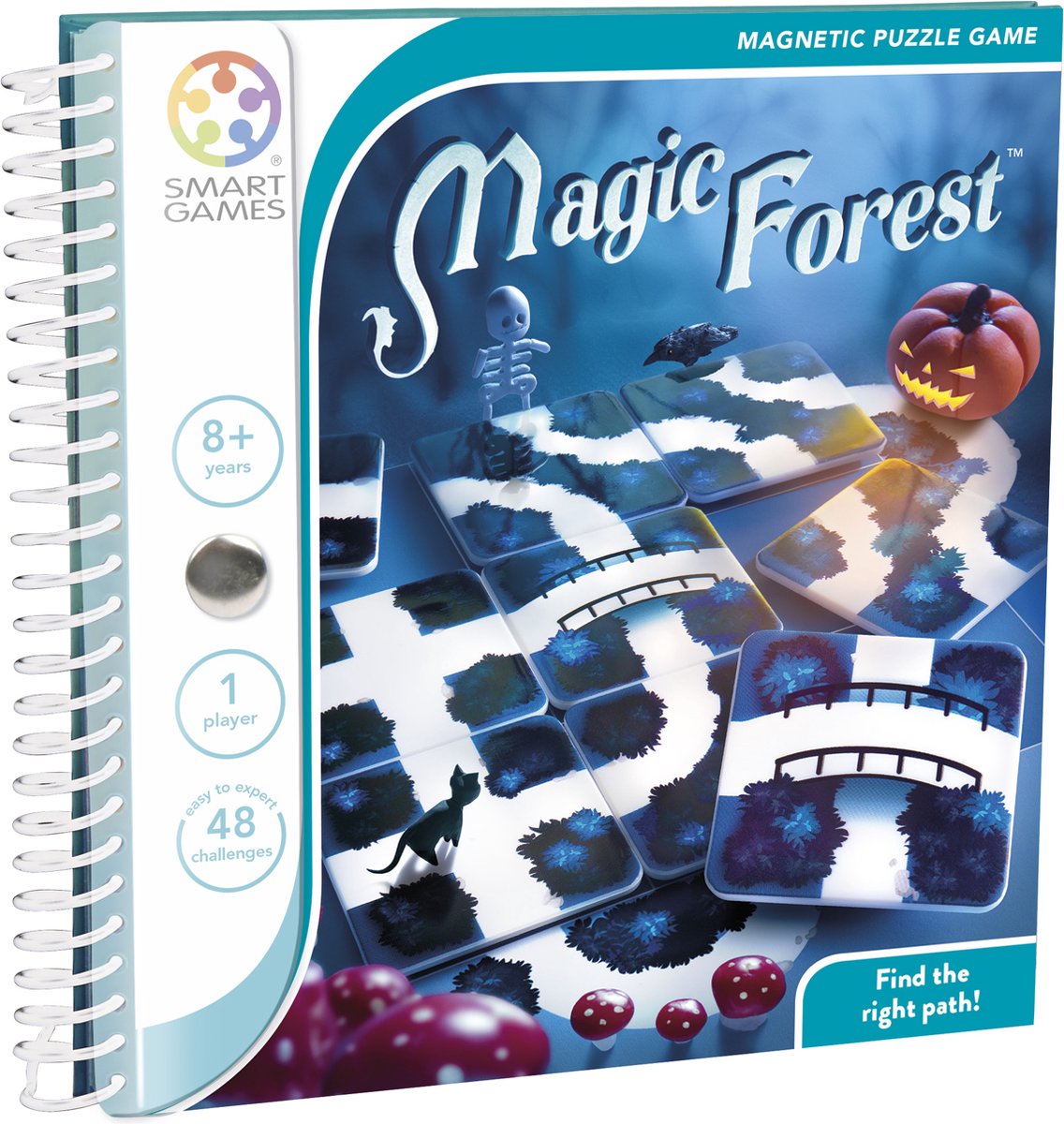 SmartGames - Magic Forest - Magnetisch reisspel met 48 opdrachten - SmartGames