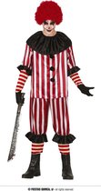 Fiestas Guirca Kostuum Clown Horror Polyester Zwart, Rood Mt 54/56