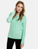 GERRY WEBER Dames Trui met structuur, van organic cotton