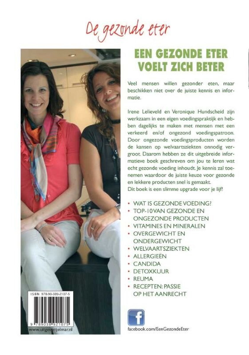 Een gezonde eter voelt zich beter - back cover