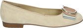 Ara 1241309 - Volwassenen Ballerinaschoenen - Kleur: Wit/beige - Maat: 36