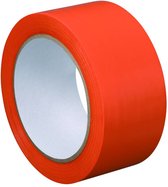 Plastic tape glad UV14, 50 mm x 33 m, oranje