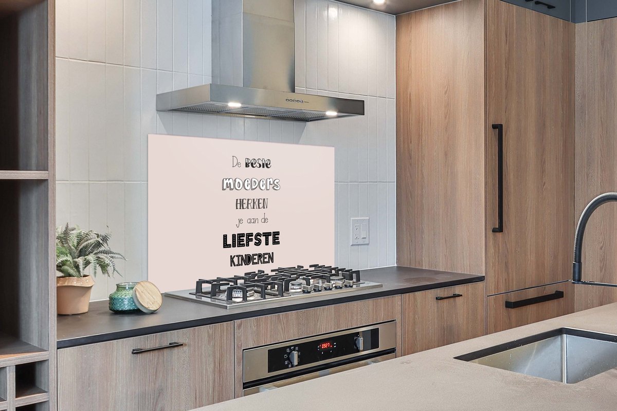 KitchenYeah Spatscherm 120x80 cm - Moederdag aluminium spatwand thumbnail 5