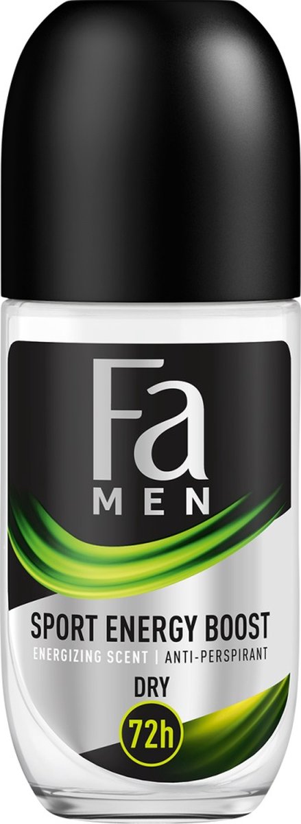 FA - Men Sport Energy Boost Antiperspirant Roll-On Antiperspirant In Bullets For