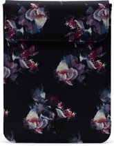 Spokane Sleeve 9-10 Inch - Gothic Floral / Tijdloze tablethoes met magnetische sluiting & fleece voering - voor iPad 9/10" / Beperkte Levenslange Garantie / Bloemenprint