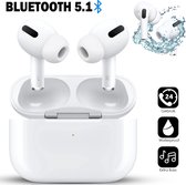 Draadloze oordopjes -  - Bluetooth oortjes - Earbuds - Met Oplaadcase En Witte Siliconen Beschermhoesje Voor IOS en Android