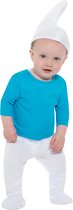 FUNIDELIA Smurfen kostuum voor baby - Maat: 81 - 92 cm - Blauw