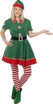 FUNIDELIA Elfen kostuum voor vrouwen - Elfenpak - Kerstelf Kostuum - Maat: L - Groen
