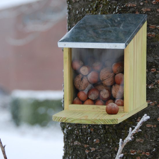 Best for Birds Eekhoornvoederhuisje - Vogelvoederhuisje -12 x 23 x 18 cm