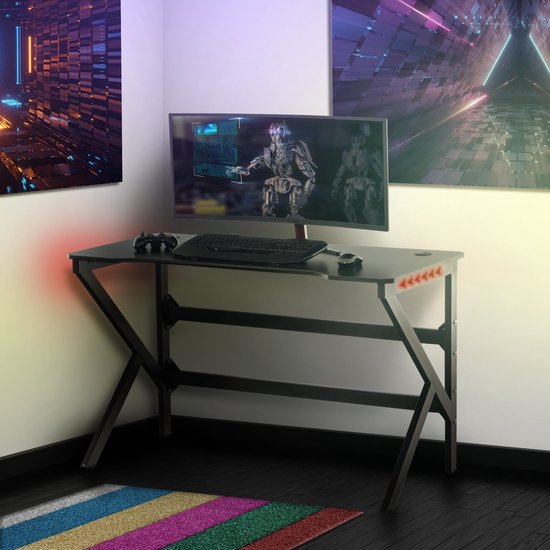 Ranqer Nimbus RGB gaming desk with LED
