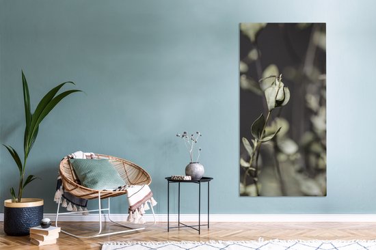 Tableau sur toile Branches d'eucalyptus séchées - 80x160 cm - Décoration murale