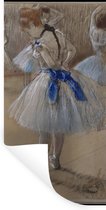 Muurstickers - Sticker Folie - Dancer - Schilderij van Edgar Degas - 80x160 cm - Plakfolie - Muurstickers Kinderkamer - Zelfklevend Behang - Zelfklevend behangpapier - Stickerfolie