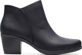 Clarks - Dames schoenen - Un Lindel Zip - E - Zwart - maat 7,5