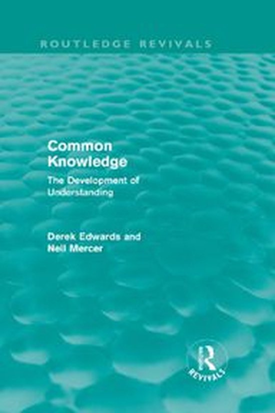 Routledge Revivals - Common Knowledge (Routledge Revivals) - cover