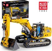 Aanbieding !! Mould King 13112 Graafmachine / Excavator (RC) - Bouw, bouwplaats - Compatible met de bekende merken - Motoren, accu, afstandsbediening - Bouwset, constructieset - 1830 onderdelen - Mouldking