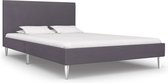 Decoways - Bedframe stof grijs 120x200 cm