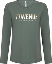 Zoso T-shirt Esther 221  Green Gold 1250 2700 Dames Maat - XL