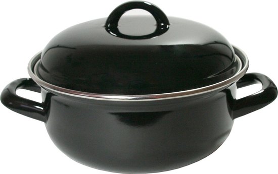 CasaLupo Emaille Braadpan Cooking - ø 26 cm / 5 Liter