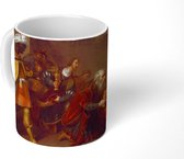 Mok - Aanbidding van de koningen - Schilderij van Wouter Crabeth II - 350 ML - Beker - Uitdeelcadeautjes