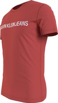 Calvin Klein T-shirt Rood Rood Normaal - Maat XS - Mannen - Lente/Zomer Collectie - Katoen