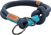 Be Nordic Gekleurde Anti-Trek Halsband Donkerblauw M