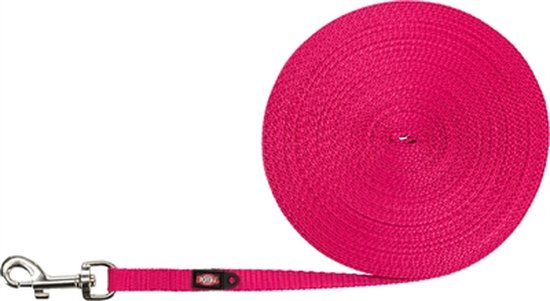 Trixie Hondenriem Sleeplijn Extra Licht Voor Kleine Hond Fuchsia Roze 4693