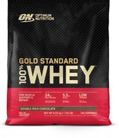 Optimum Nutrition 100% Whey Protein - Eiwitpoeder / Eiwitshake - 4540 gram - Double Rich Chocolade