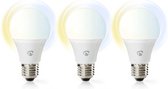 Nedis SmartLife LED Bulb | Wi-Fi | E27 | 806 lm | 9 W | Warm to Cool White | 2700 - 6500 K | Energieklasse: F | Android™ / IOS | Peer