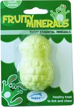 Happy Pet Fruity Mineral Ananas - Mineraalblok - 7 x 4.5 x 2.5 cm