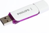 Philips USB stick 2.0 64GB - Snow - Paars - FM64FD70B