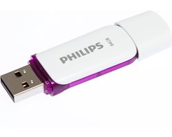 Philips USB stick 2.0 64GB - Snow - Paars - FM64FD70B