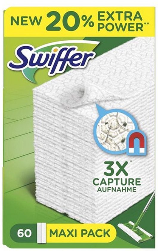 Swiffer Sweeper - 60 navullingen - Doekjes voor vloeren | bol.com