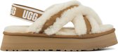 UGG Vrouwen Suède    Harde zool  Pantoffels / dichte Sloffen - 1121550 - Cognac - Maat 39.5