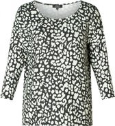 ES&SY Nanja Jersey Shirt - Black/Off White - maat 46