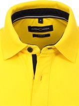 Casa Moda Polo Shirt Comfort Fit Effen Stretch Geel 4470-537 - XXL