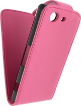 Xccess Leather Flip Case Sony Xperia Z3 Compact Pink