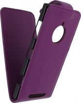 Nokia Lumia 830 Hoesje - Xccess - Serie - Kunstlederen Flipcase - Paars - Hoesje Geschikt Voor Nokia Lumia 830