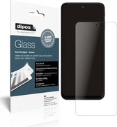 dipos I 2x Pantserfolie mat compatibel met Motorola Moto G41 Beschermfolie 9H screen-protector (expres kleiner dan het glas omdat het gebogen is)