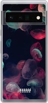 6F hoesje - geschikt voor Google Pixel 6 Pro -  Transparant TPU Case - Jellyfish Bloom #ffffff