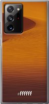 6F hoesje - geschikt voor Samsung Galaxy Note 20 Ultra -  Transparant TPU Case - Sand Dunes #ffffff