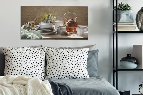 Allernieuwste.nl® Canvas Schilderijen 3 STUKS Dieren voor de