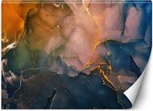 Trend24 - Behang - Kleurrijke Abstractie - Vliesbehang - Fotobehang 3D - Behang Woonkamer - 100x70 cm - Incl. behanglijm