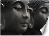 Trend24 - Behang - Mediteren Boeddha - Vliesbehang - Fotobehang - Behang Woonkamer - 150x105 cm - Incl. behanglijm