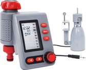 vidaXL Watertimer digitaal met enkele uitgang en regensensor
