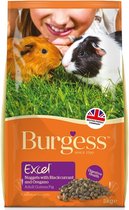 Burgess Excel Guinea Pig Blackcurrant & Oregano Caviavoer - 2 KG