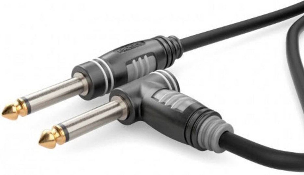 Sommer Cable HBA-6M6A-0300 Jackplug Audio Aansluitkabel [1x Jackplug male 6,3 mm (mono) - 1x Jackplug male 6,3 mm (mono