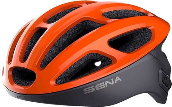 Sena R1 Smart Cycling helm Electric Tangarine