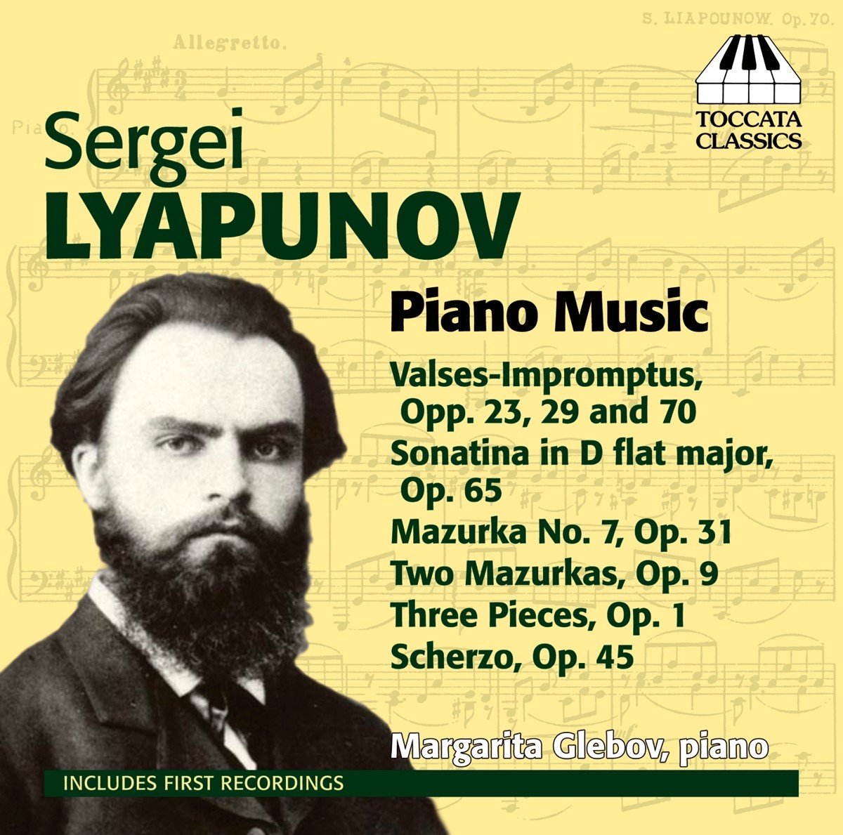 Margarita Glebov - Sergei Lyapunov: Piano Music (CD)