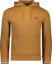 Fred Perry Sweater Bruin Bruin Aansluitend - Maat M - Heren - Herfst/Winter Collectie - Katoen